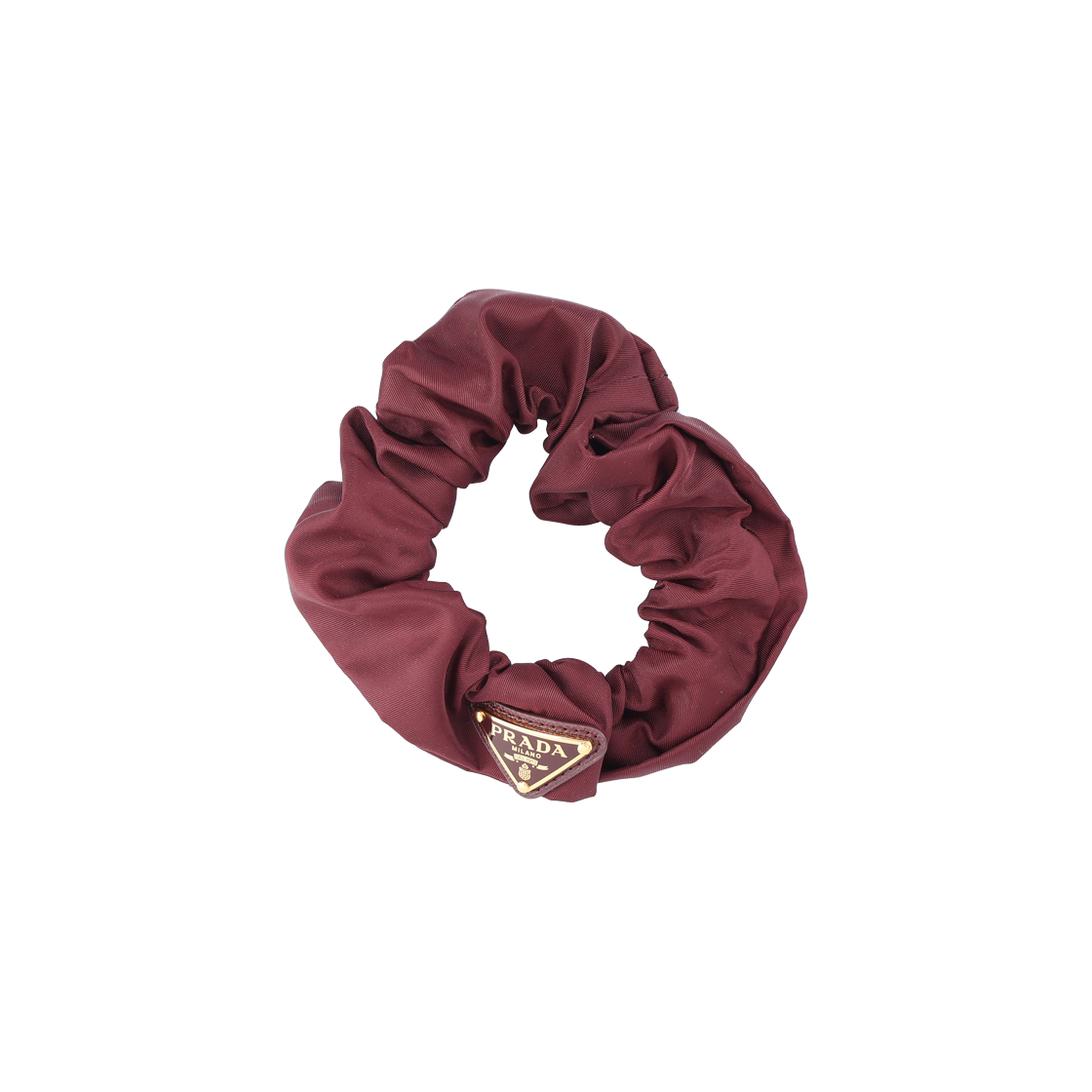 프라다 1IF015 스크런치 리나일론 버건디(Prada Re-Nylon Burgundy Scrunchie) - 1
