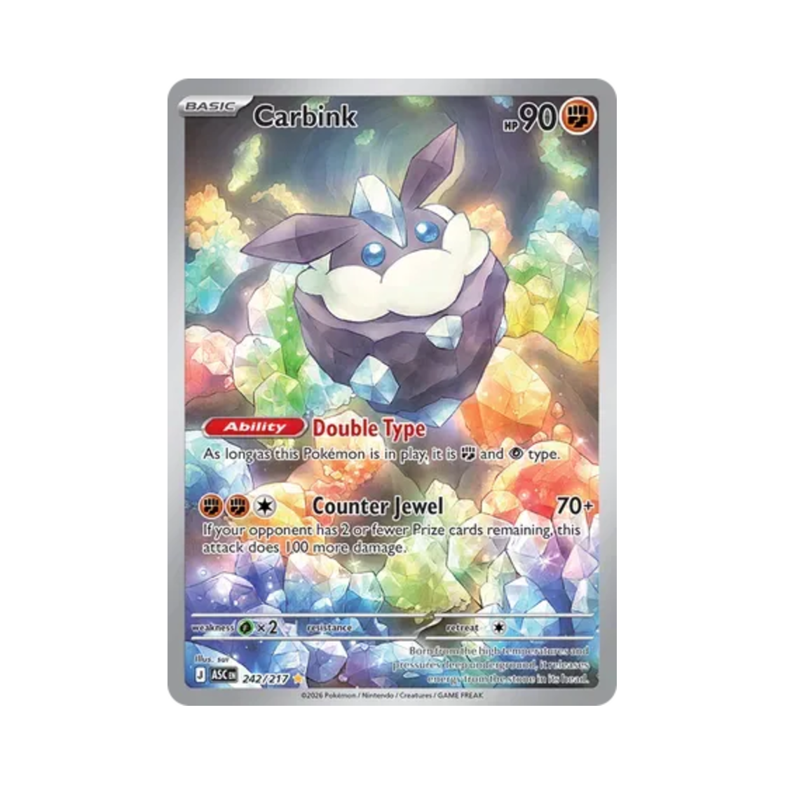 포켓몬 TCG 멜리시 IR 메가 에볼루션 어센드 히어로즈 (영문판)(Pokemon TCG Carbink IR Mega Evolution Ascended Heroes (English Ver.)) - 1