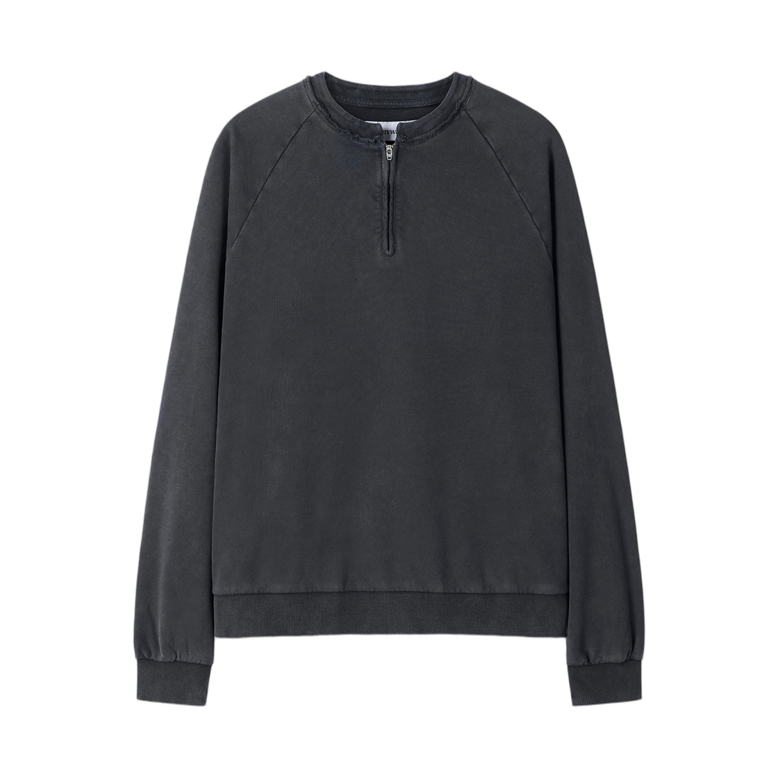 토니웩 가먼트 다이드 집 스웨트셔츠 페이디드 블랙(Tonywack Garment Dyed Zip Sweatshirt Faded Black)