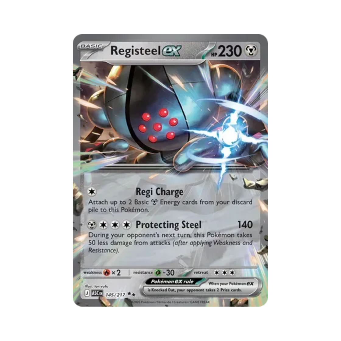 포켓몬 TCG 레지스틸 ex DR 메가 에볼루션 어센드 히어로즈 (영문판)(Pokemon TCG Registeel ex DR Mega Evolution Ascended Heroes (English Ver.)) - 1