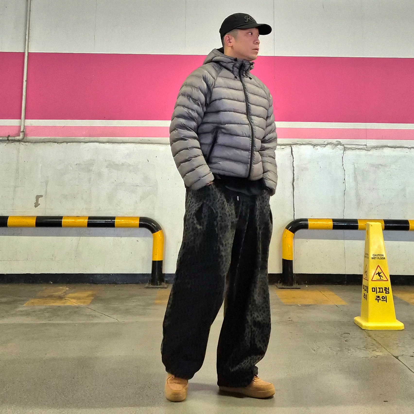 Nike Air Force 1 '07 WB Flax, Suare women light seashell padded jumper gray 착용 스타일 - 4