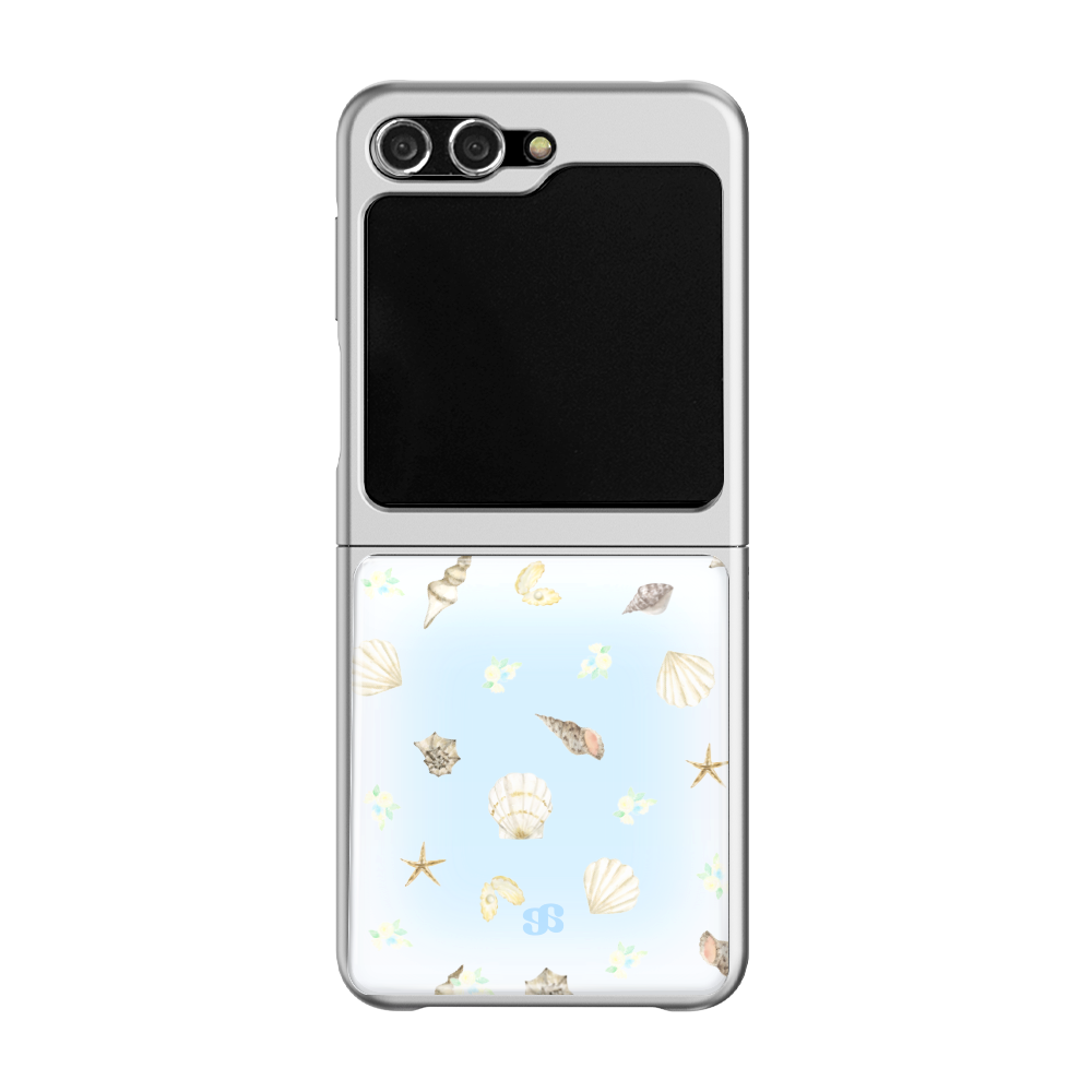 어프어프 아쿠아 쉘 에폭시 범퍼 케이스 실버(earpearp Aqua Shells Epoxy Bumper Case - Silver) - 3