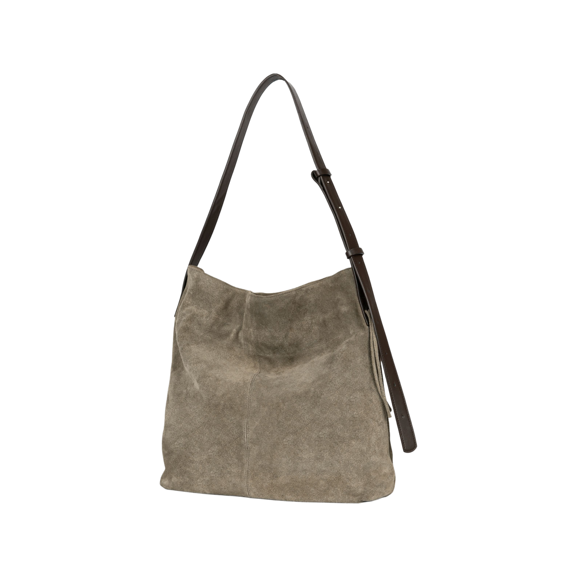 마지언타이틀 스웨이드 누크백 토프(MAZIUNTITLED Suede Nook Bag Taupe)