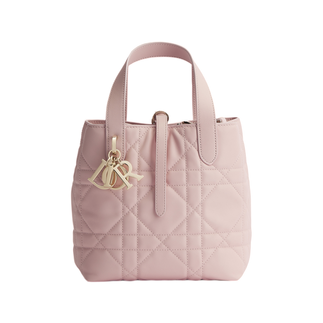 디올 스몰 디올 뚜주흐 버티컬 토트 매크로까나쥬 카프스킨 익스헤일 핑크(Dior Small Dior Toujours Vertical Tote Macro Cannage Calfskin Exhale Pink) - 1