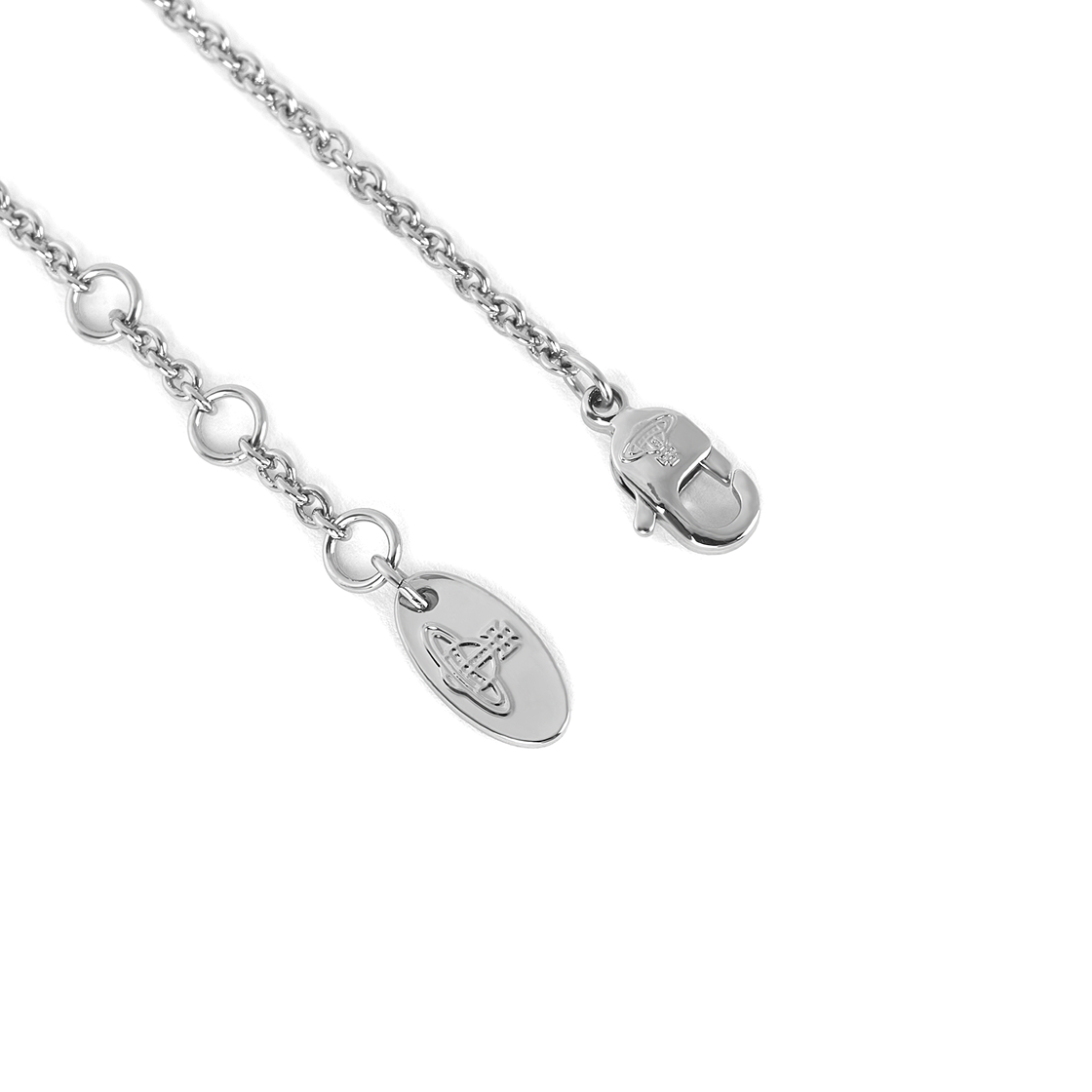 비비안 웨스트우드 미니 바스 릴리프 체인 브레이슬릿 플레티넘 종퀼(Vivienne Westwood Mini Bas Relief Chain Bracelet Platinum Jonquil) - 3