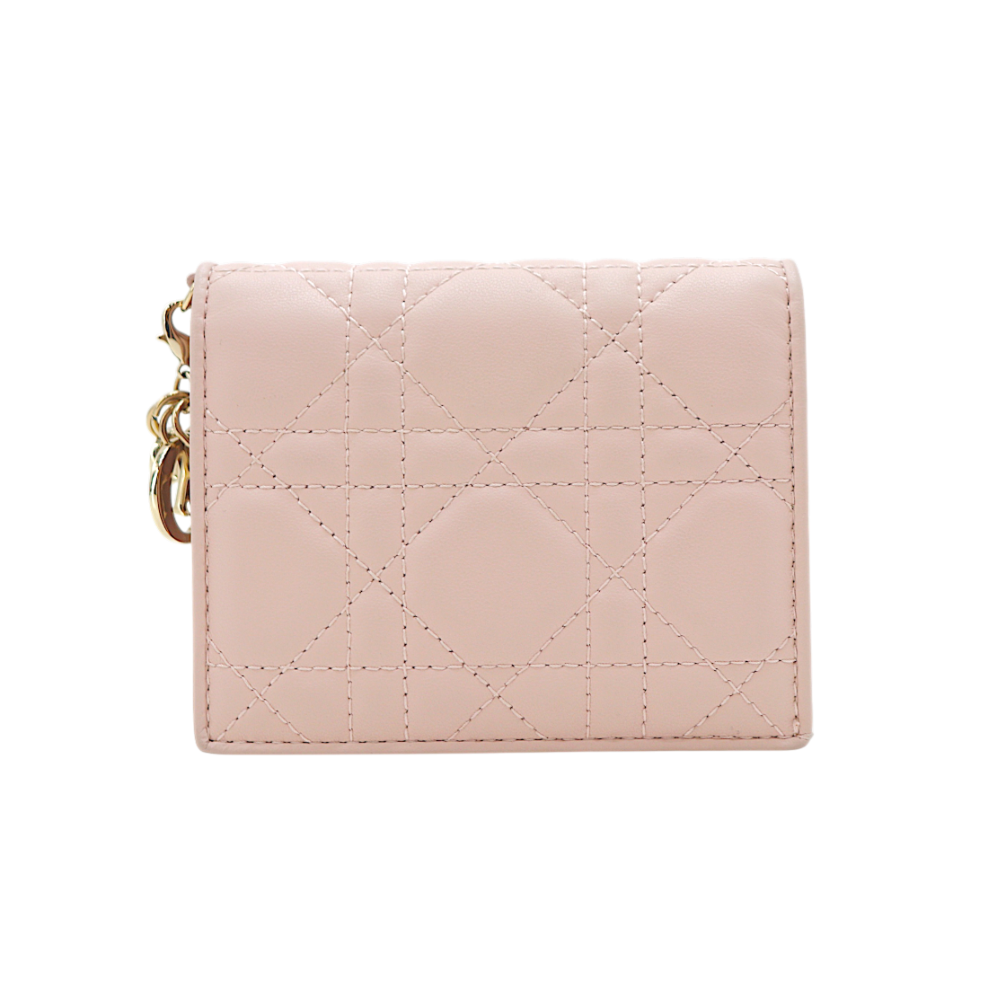ITL6LLT977LB Dior Lady Dior Gardenia Mini Wallet S0178ONMJ