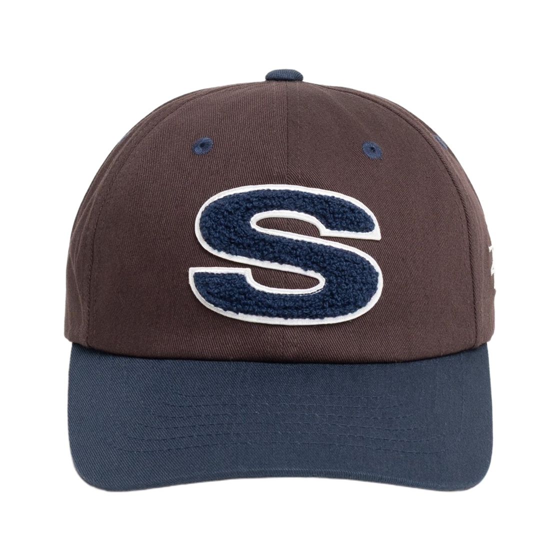 스투시 셔닐 S 로우 프로 캡 다크 브라운(Stussy Chenille S Low Pro Cap Dark Brown) - 1