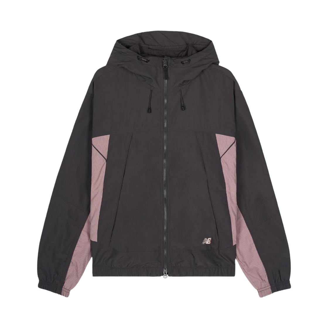 뉴발란스 유니 740 쉬프티드 우븐 자켓 그레이시 브라운(New Balance Uni 740 Shifted Woven Jacket Grayish Brown)