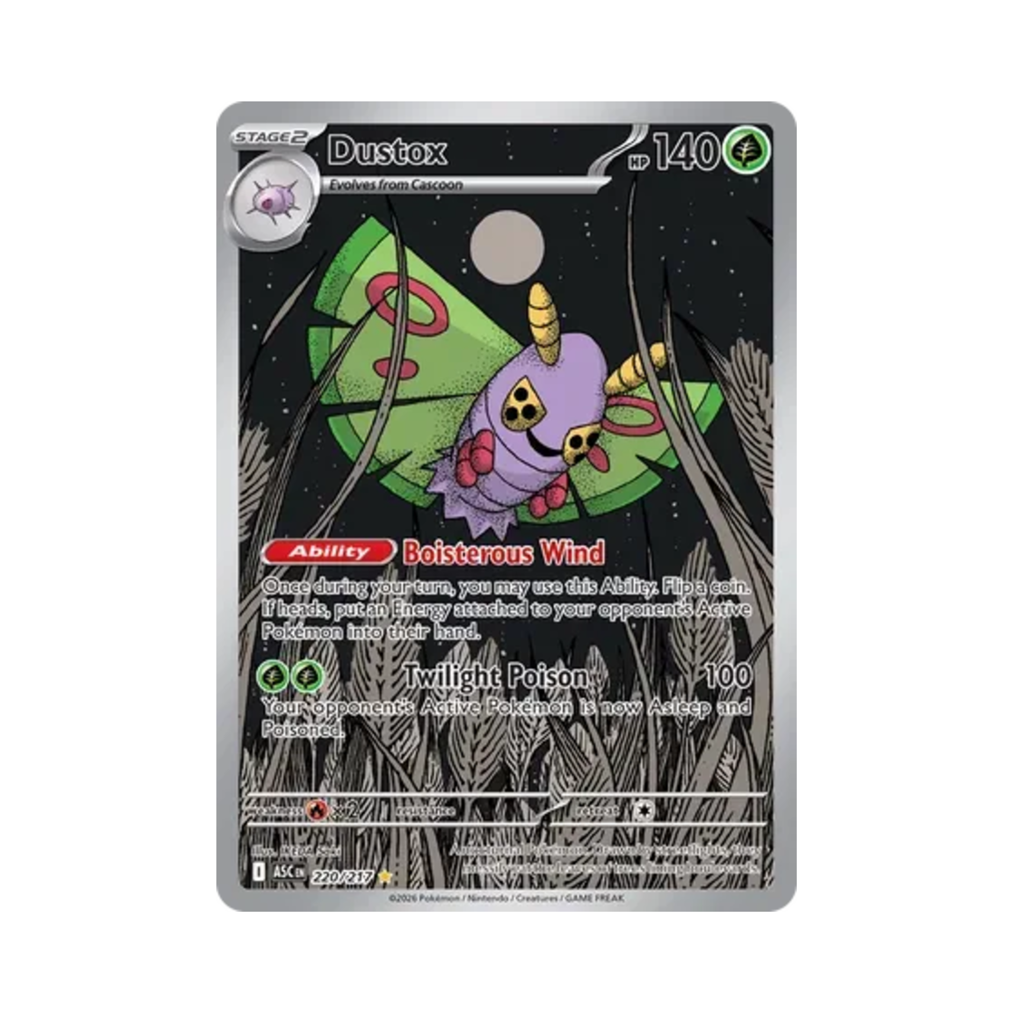 포켓몬 TCG 독케일 IR 메가 에볼루션 어센드 히어로즈 (영문판)(Pokemon TCG Dustox IR Mega Evolution Ascended Heroes (English Ver.)) - 1
