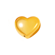 GOLDPANG 24K Gold Tongtong Mochi Heart Object 0.2g + Glass Bottle