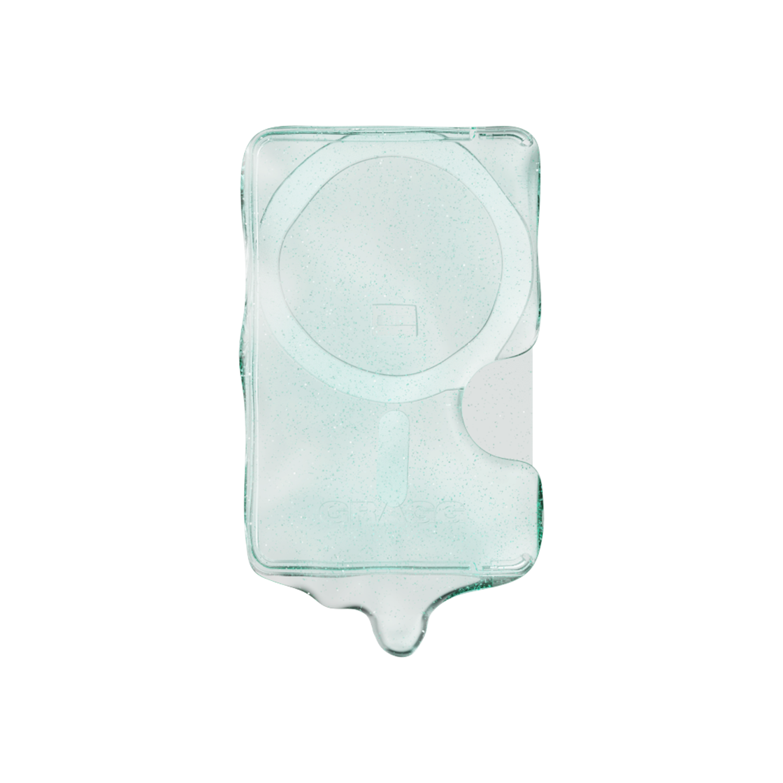 GRG26021202 GRAGG DOUBLE LAYERS MAGSAFE CARD SLOT - MINT PEARL