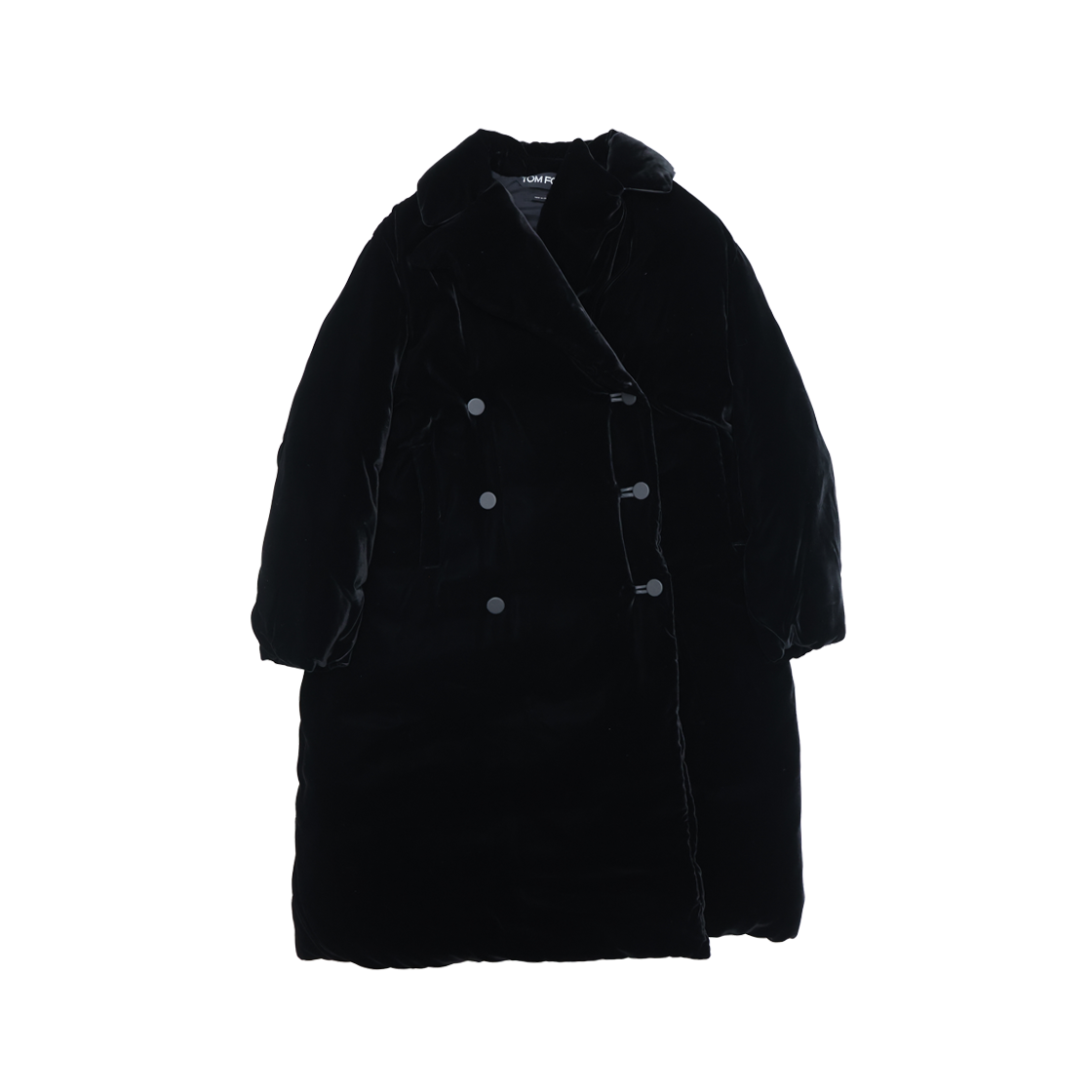 ITNUBBANAEC7 Tom Ford Velvet Black Coat