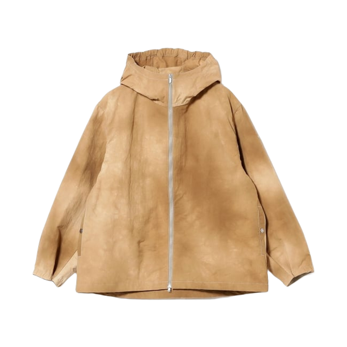 37-18-0429-594 The North Face Purple Label x Pilgrim Surf+Supply Uneven Dyed Mountain Wind Parka Beige - Exclusive