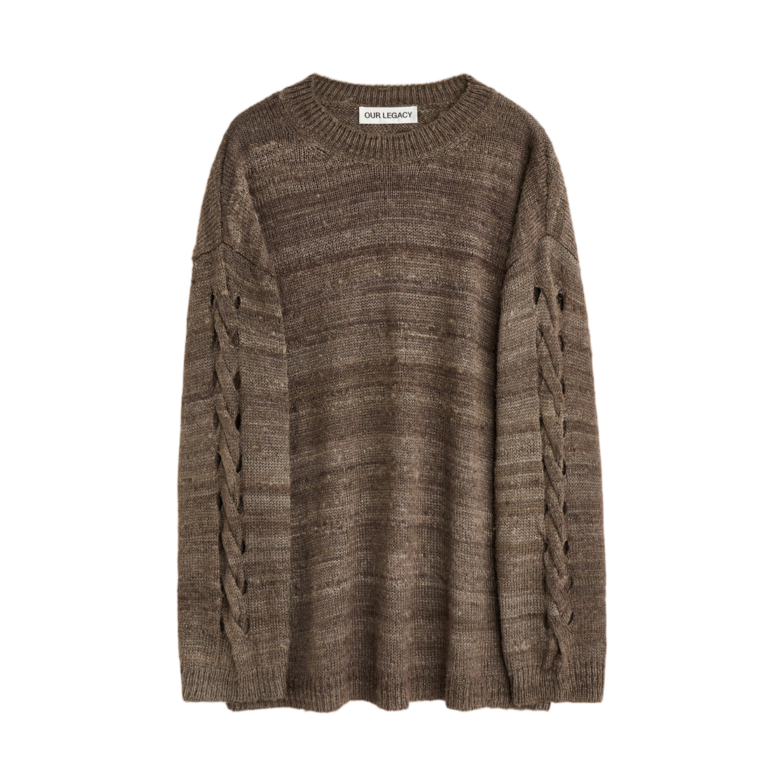 M2263PW Our Legacy Popover Roundneck Wathered Earth Handspun Silk