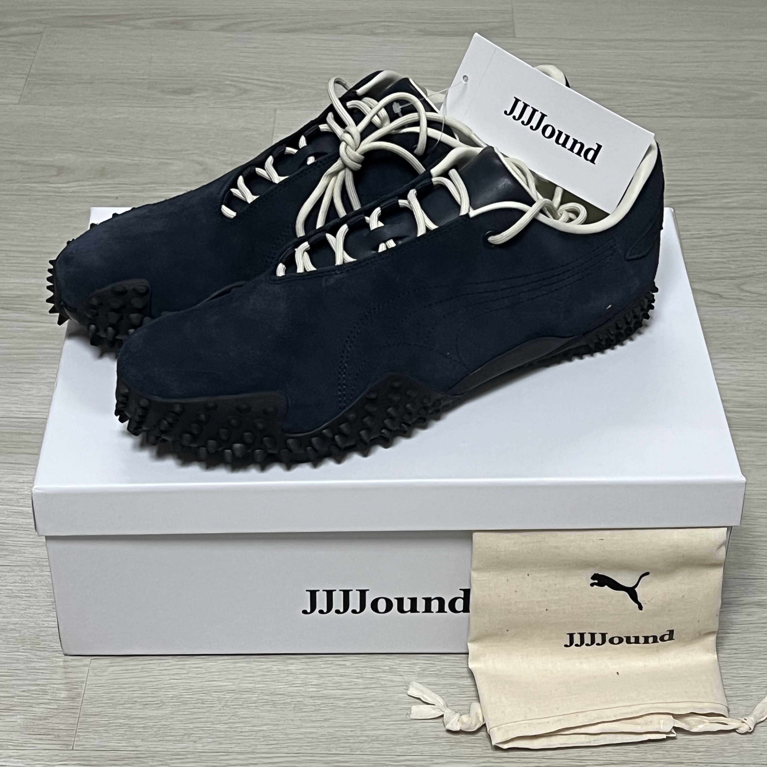 Puma x JJJJound Mostro Deep Navy 착용 스타일