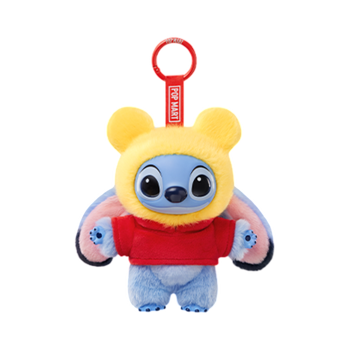 팝마트 스티치 어드벤터 시리즈 인형 키링 푸 스티치 (개봉 박스)(Pop Mart Stitch Adventure Series Vinyl Plush Pendant Winnie The Pooh Stitch (Opened Case)) - 1
