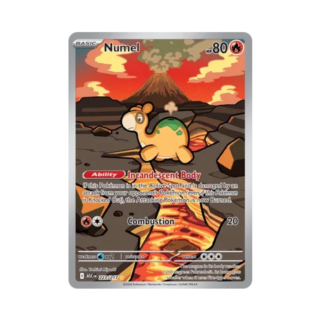 포켓몬 TCG 둔타 IR 메가 에볼루션 어센드 히어로즈 (영문판)(Pokemon TCG Numel IR Mega Evolution Ascended Heroes (English Ver.))