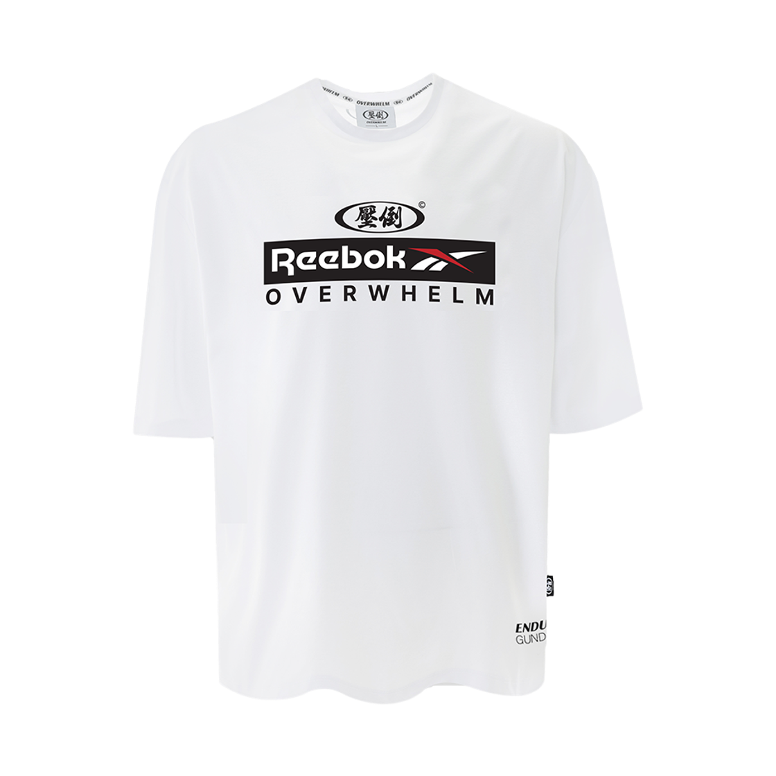 [예약배송] 리복 × 압도 반팔티 화이트([예약배송] Reebok × Overwhelm Short-Sleeve Tee White)