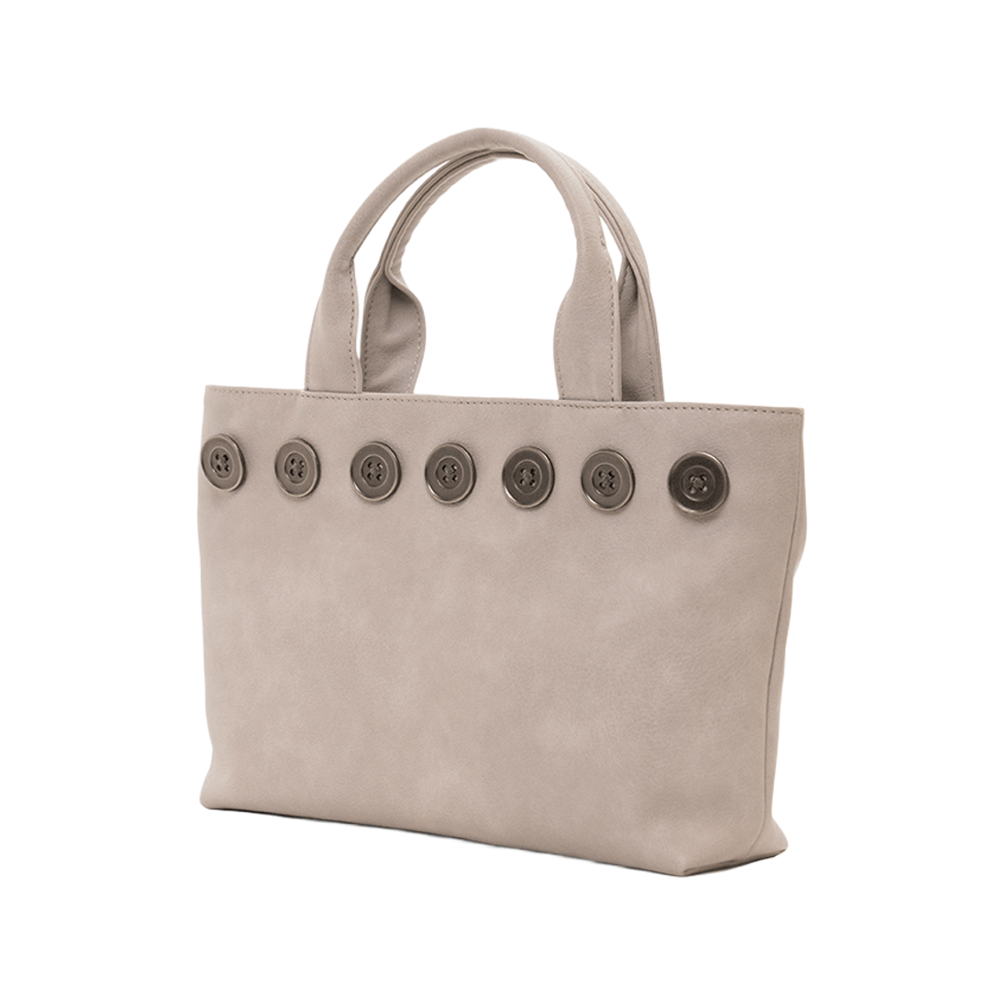 필인더블랭크 선데이 토트백 버튼와이드 그레이(Fillintheblank Sunday Tote Bag Button Wide Grey) - 2