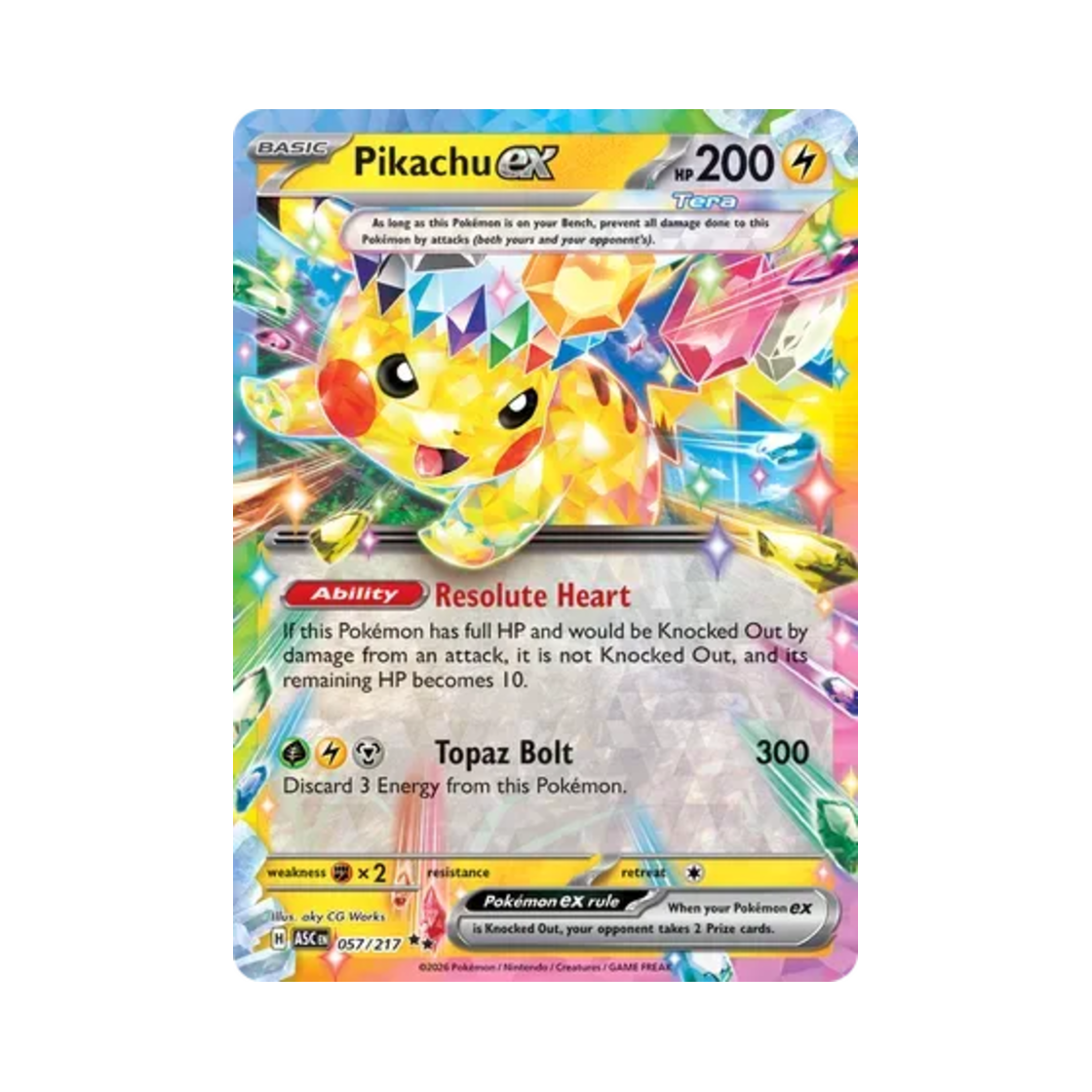 포켓몬 TCG 피카츄 ex DR 메가 에볼루션 어센드 히어로즈 (영문판)(Pokemon TCG Pikachu ex DR Mega Evolution Ascended Heroes (English Ver.)) - 1