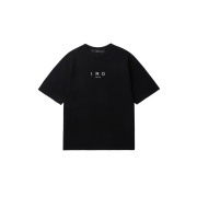 IRO Nebula Basic Logo Short-Sleeve Round-Neck Knit Black