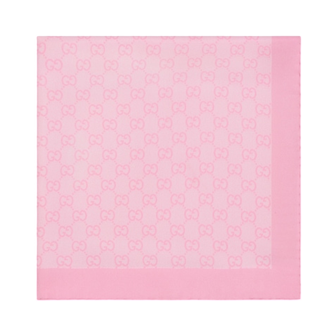 구찌 프린티드 실크 트윌 까레 스카프 라이트 핑크(Gucci Printed Silk Twill Carre Scarf Light Pink) - 1