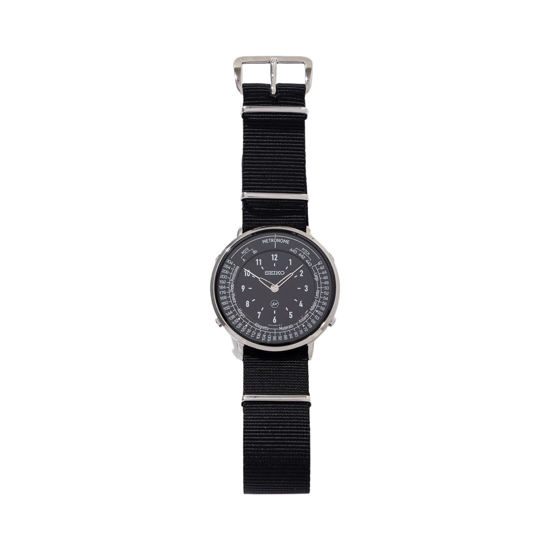 세이코 x 프라그먼트 x V.A. 메트로놈 워치 프라그먼트 에디션 쿼츠 VBZ16000 36.5mm 블랙(Seiko x Fragment x V.A. Metronome Watch Fragment Edition Quartz VBZ16000 36.5mm Black)