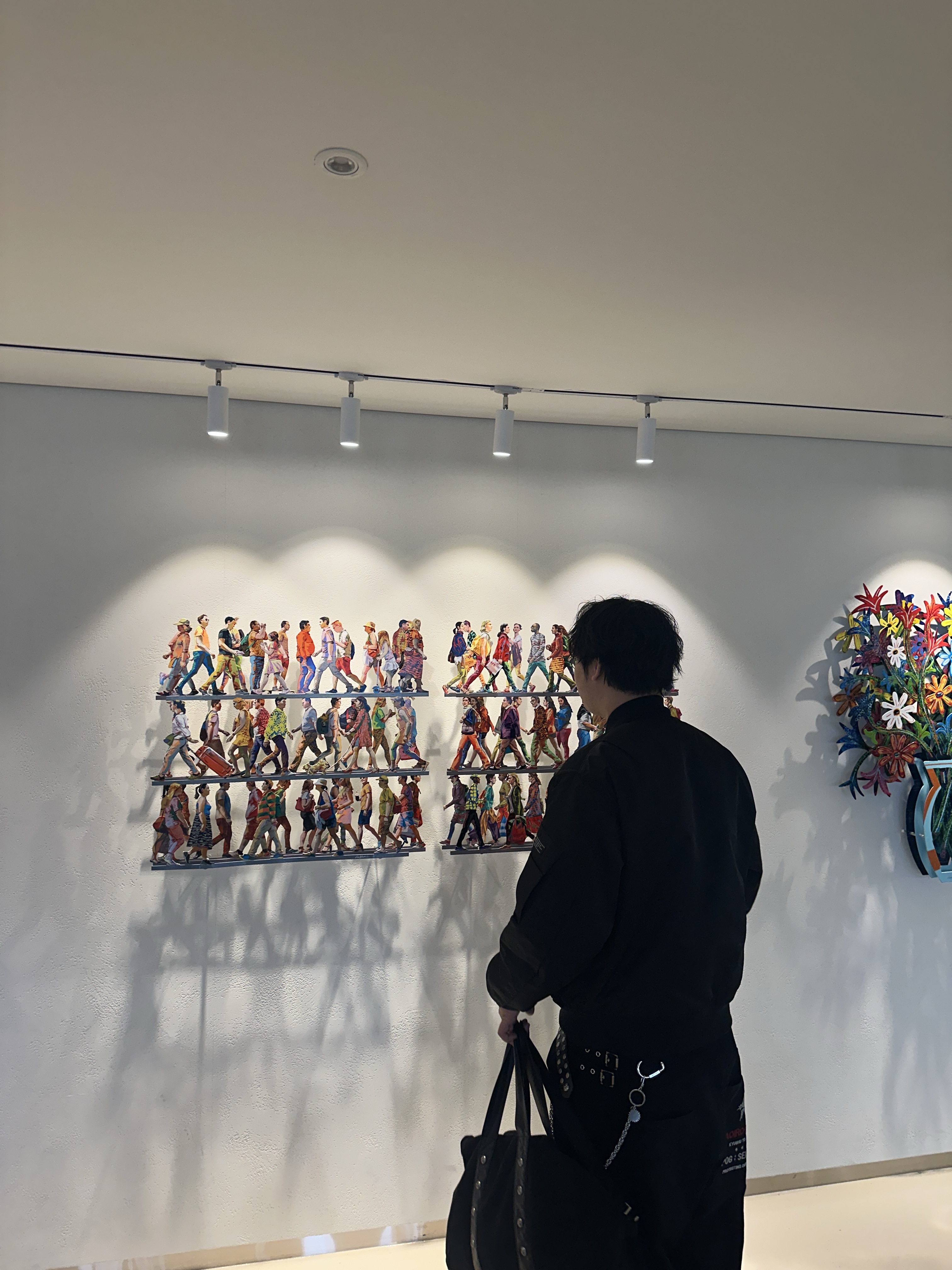 Dr. Martens x Rick Owens 1460 RO Leather Lace Up Platform Boots Black Lunar, GU x Undercover Reversible Jacket Black 착용 스타일 - 5