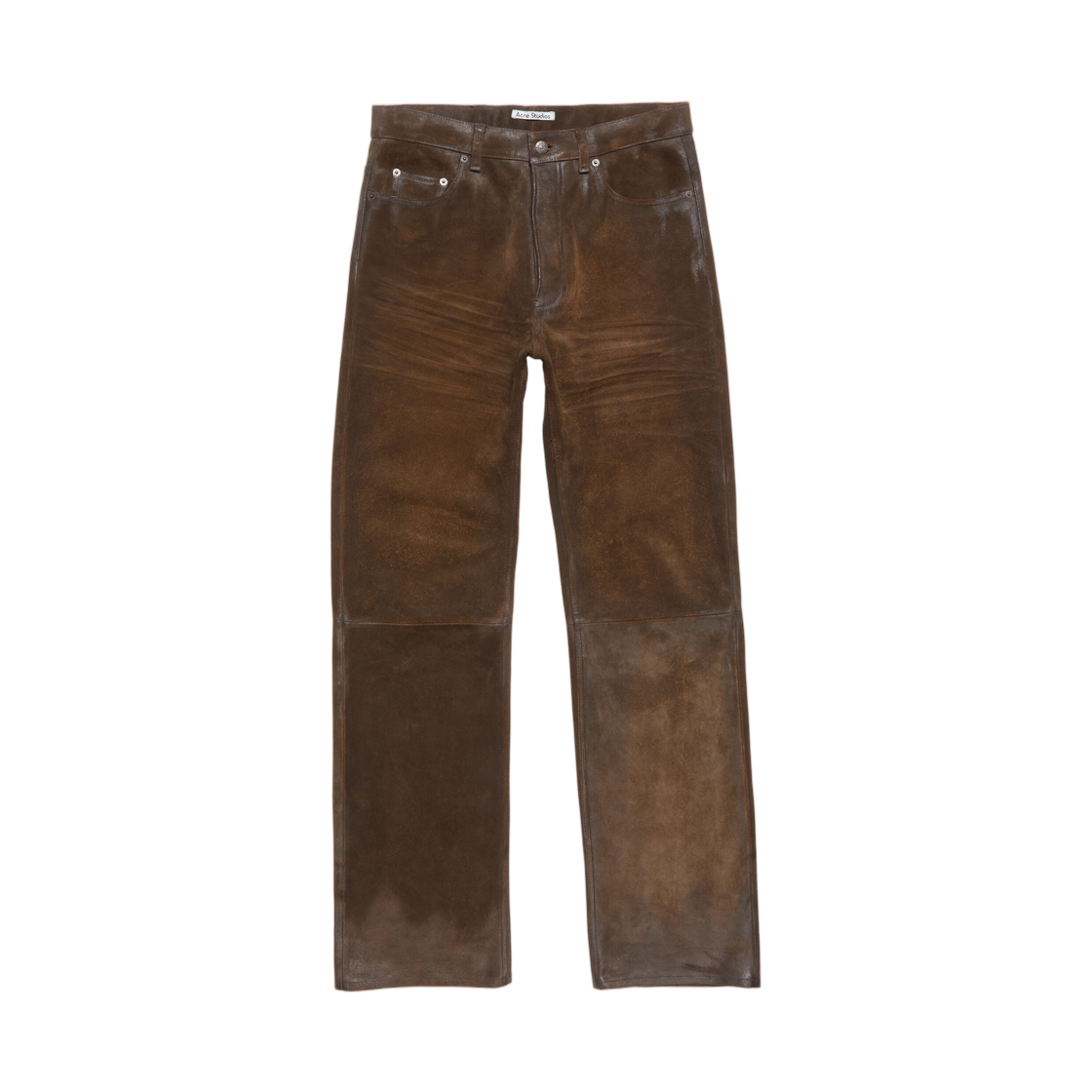 (W) 아크네 스튜디오 스웨이드 트라우저 커피 브라운((W) Acne Studios Suede Trousers Coffee Brown)