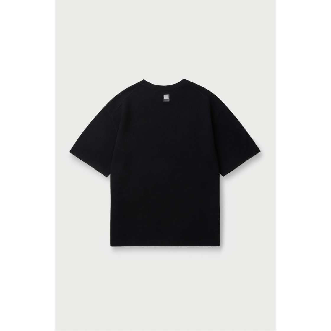 이로 네뷸라 베이직 로고 반팔 라운드 니트 블랙(IRO Nebula Basic Logo Short-Sleeve Round-Neck Knit Black) - 3