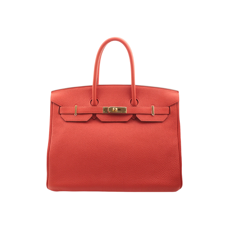 에르메스 벌킨 35 루즈 토마토 금장 O(Hermes Birkin 35 Rouge Tomato Gold Hardware)