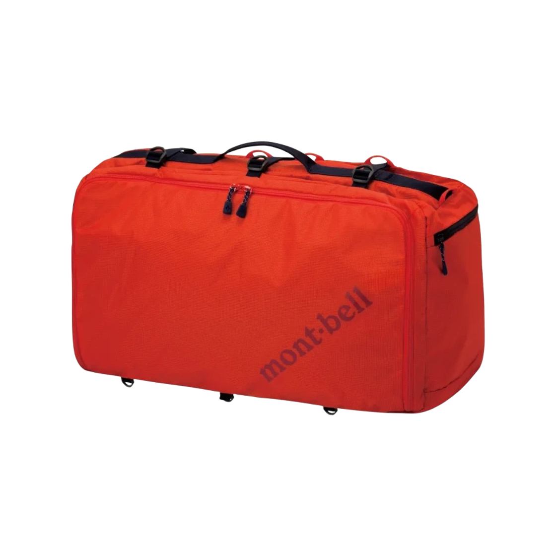 1133314 (Kids) Montbell 3-Way Duffle Bag 55 Hot Red