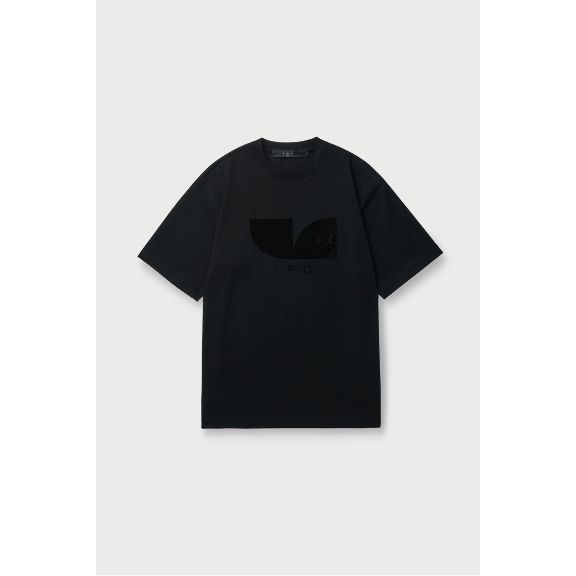이로 플럭스 심볼 로고 반팔 티셔츠 블랙(IRO Flux Symbol Logo Short-Sleeve T-Shirt Black) - 2