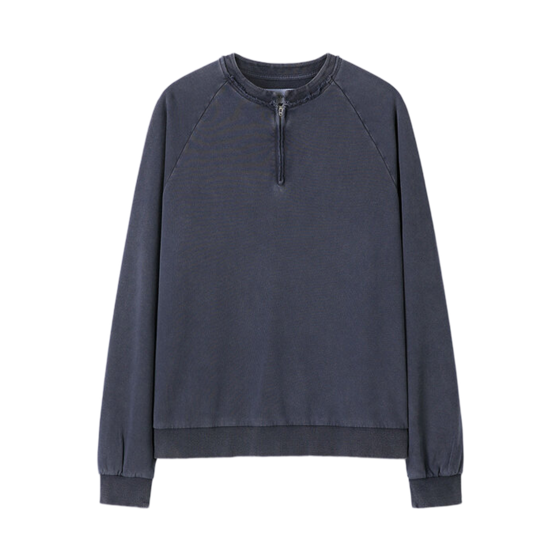 토니웩 가먼트 다이드 집 스웨트셔츠 페이디드 네이비(Tonywack Garment Dyed Zip Sweatshirt Faded Navy)