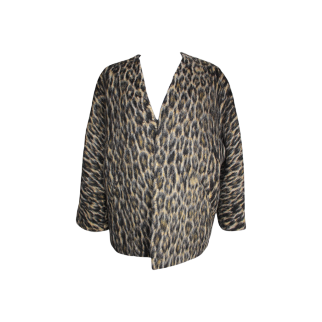 ITJLPEOIALJ7 Isabel Marant Leopard Print Wool-Angora Blend Jacket 66