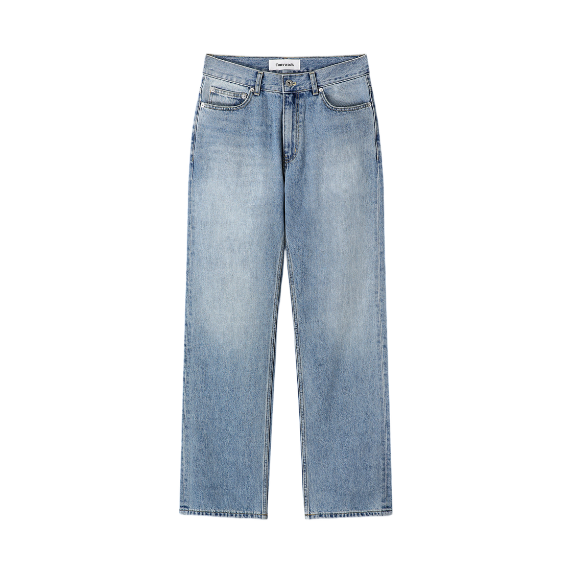토니웩 슬림 스트레이트 데님 진 라이트 블루(Tonywack Slim Straight Denim Jeans Light Blue)