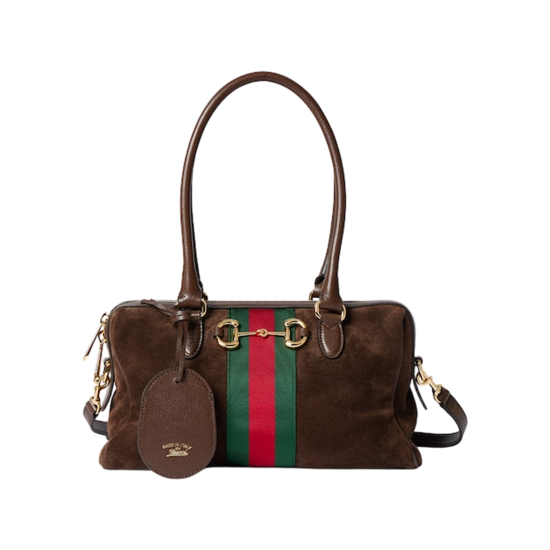 구찌 보르 세토 미디움 보스턴 백 다크 브라운(Gucci Bor Seto Medium Boston Bag Dark Brown) - 1