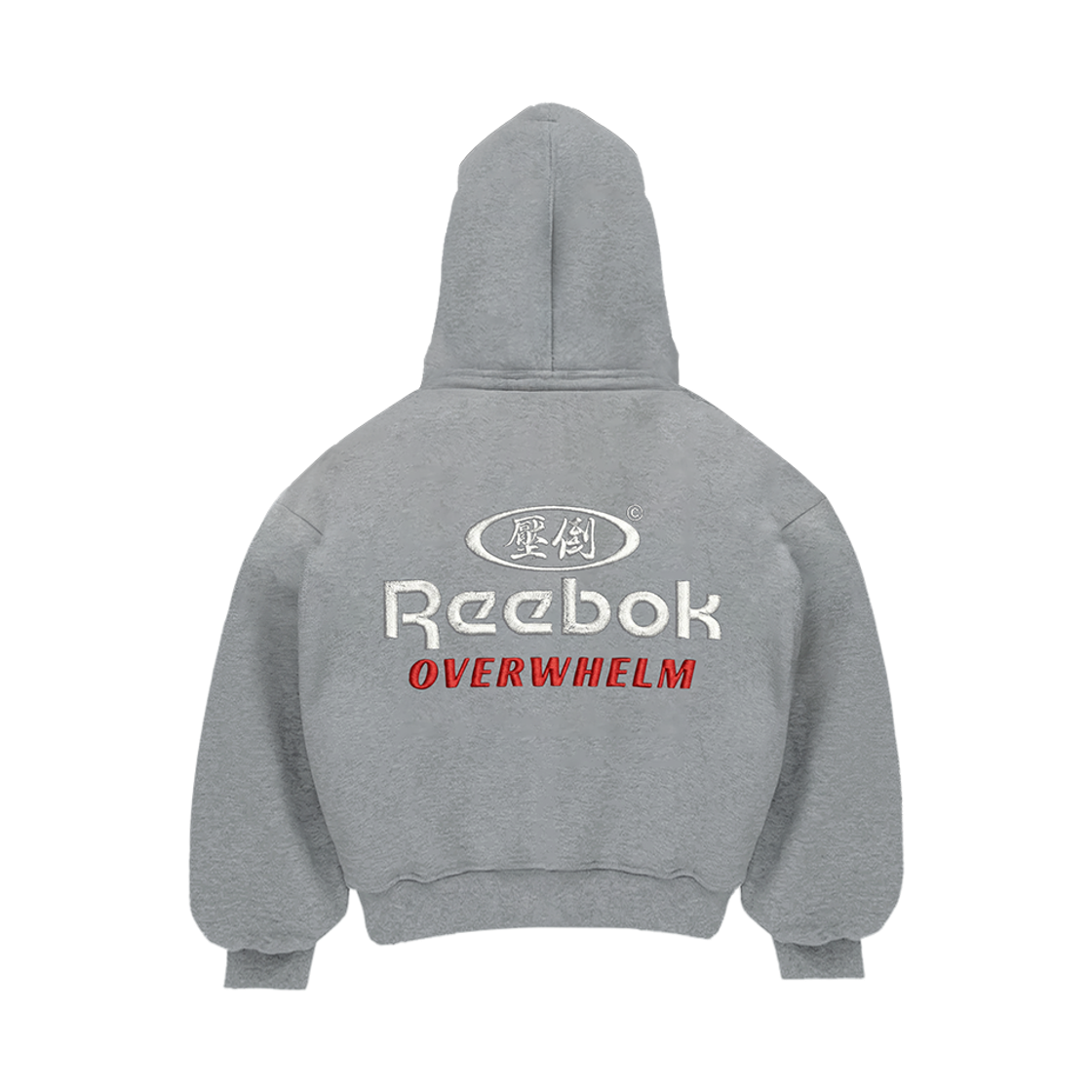 [예약배송] 리복 × 압도 후드 집업 그레이([예약배송] Reebok × Overwhelm Hooded Zip-Up Grey)