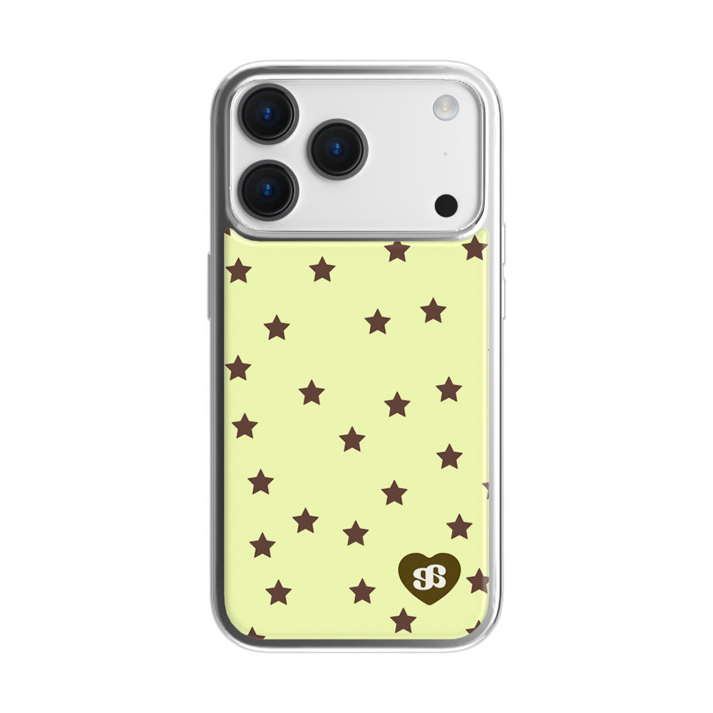 E2601_0010 earpearp Banana Mellow Epoxy Bumper Case - Silver