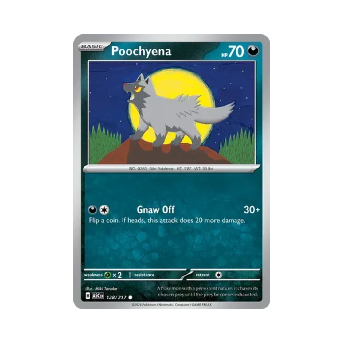 포켓몬 TCG 포챠나 C 메가 에볼루션 어센드 히어로즈 (영문판)(Pokemon TCG Poochyena C Mega Evolution Ascended Heroes (English Ver.)) - 1
