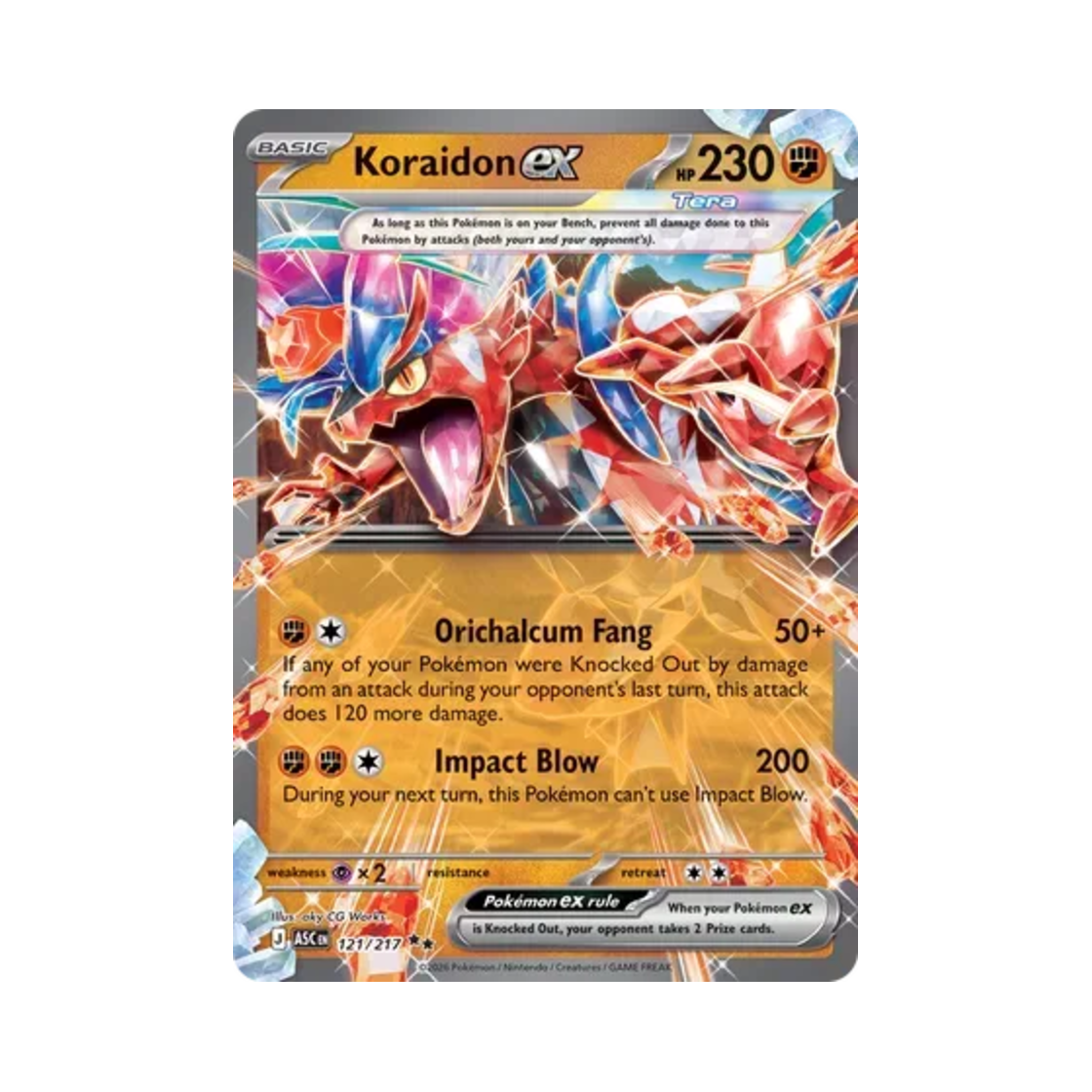 포켓몬 TCG 코라이돈 ex DR 메가 에볼루션 어센드 히어로즈 (영문판)(Pokemon TCG Koraidon ex DR Mega Evolution Ascended Heroes (English Ver.)) - 1