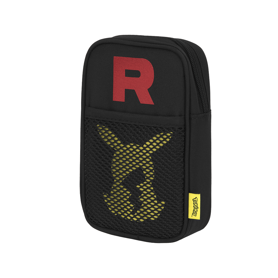 아이앱 스튜디오 x 포켓몬 로켓단 파우치 블랙 레드 - 오프라인 스토어 한정(IAB Studio x Pokemon Team Rocket Pouch Black Red - Offline Store Exclusive) - 2