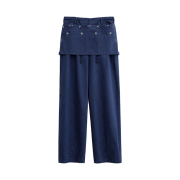 FRITUR Garden Apron Pants Blue