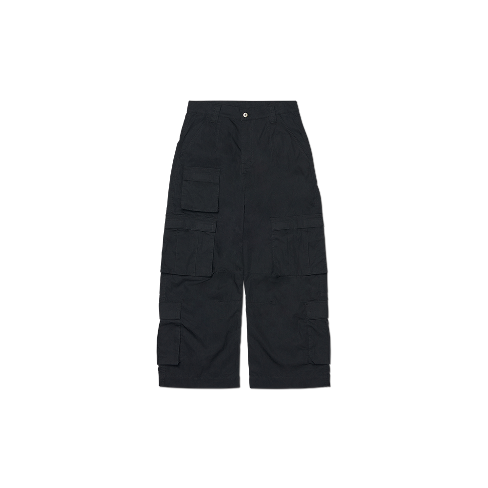 노매뉴얼 코나 카고 팬츠 블랙(NOMANUAL Cona Cargo Pants Black)