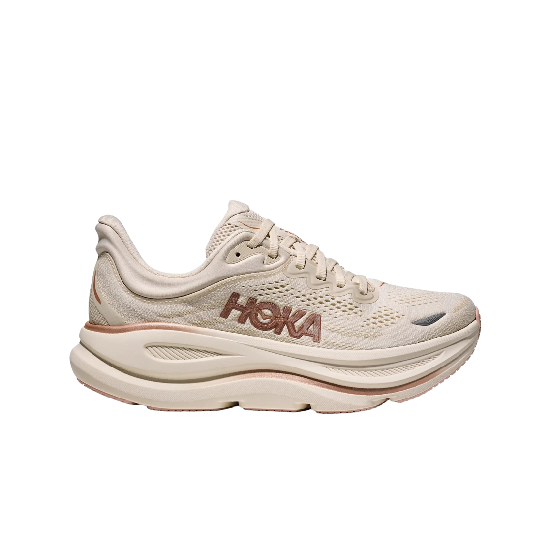 (W) 호카 본디 9 오트 밀크 로즈 골드 - 레귤러((W) Hoka Bondi 9 Oat Milk Rose Gold - Regular) - 1