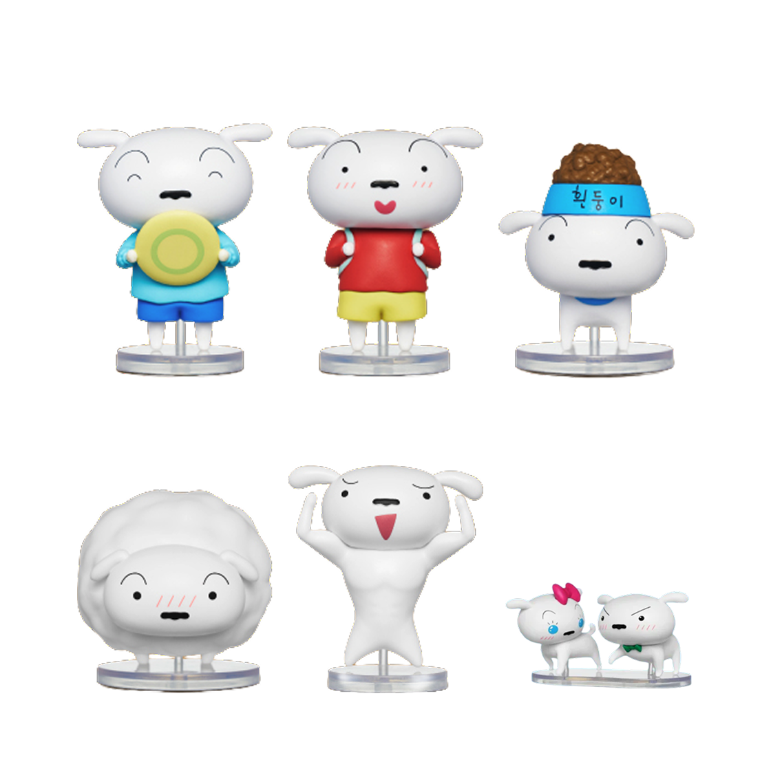 CGV x 짱구는 못말려 흰둥이 랜덤 피규어 미개봉 랜덤박스 (1개입)(CGV x Crayon Shin-Chan Shiro Random Figure Sealed Case (1 Blind Box))