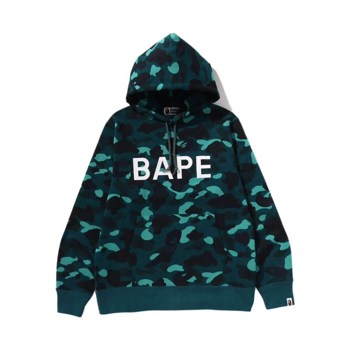 - BAPE Color Camo Bape Pullover Hoodie Green
