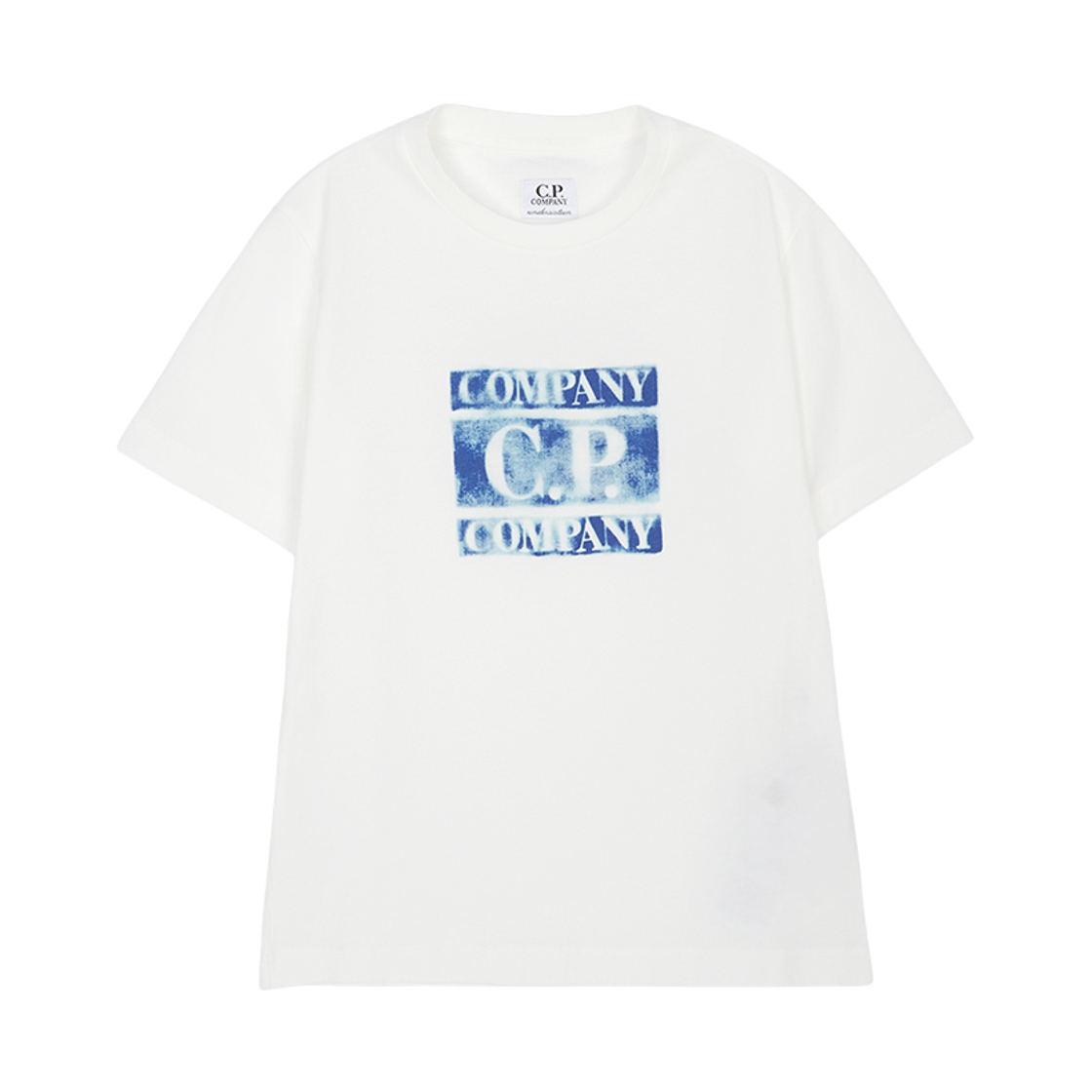 C6M00LLAA1710135 (Kids) C.P. Company Short Sleeve T-Shirt White - 26SS
