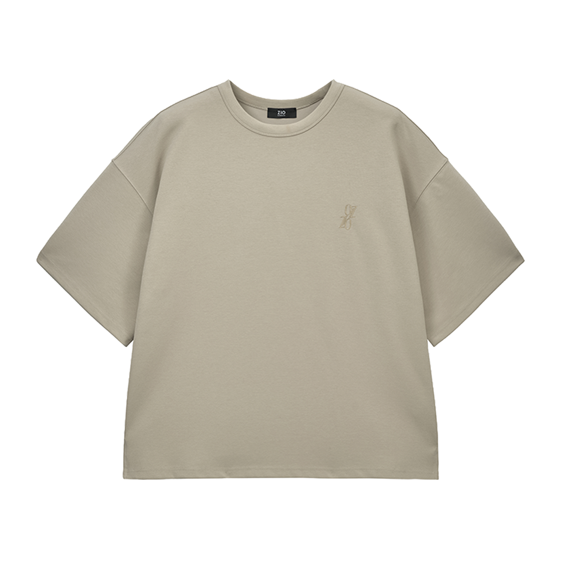 지오송지오 컬렉션 라울뒤피 엠브로이드 티셔츠 베이지 BI3TS323BE