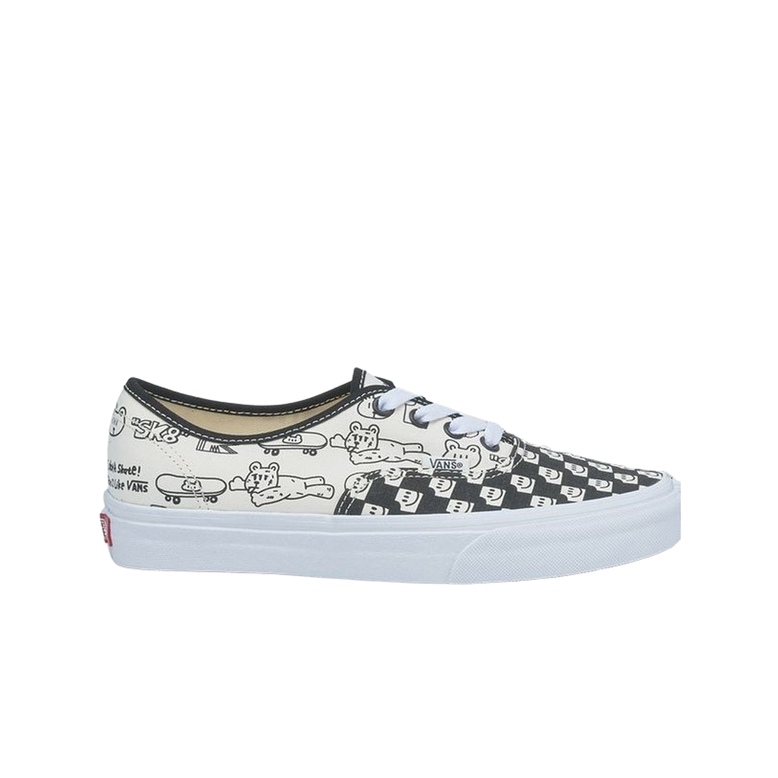 VN0A5KS9BPR Vans Off The Wall Run Authentic Black Marshmallow